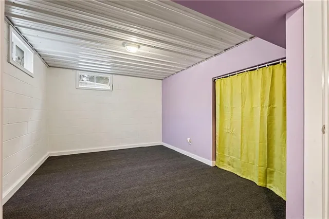 an empty room with window