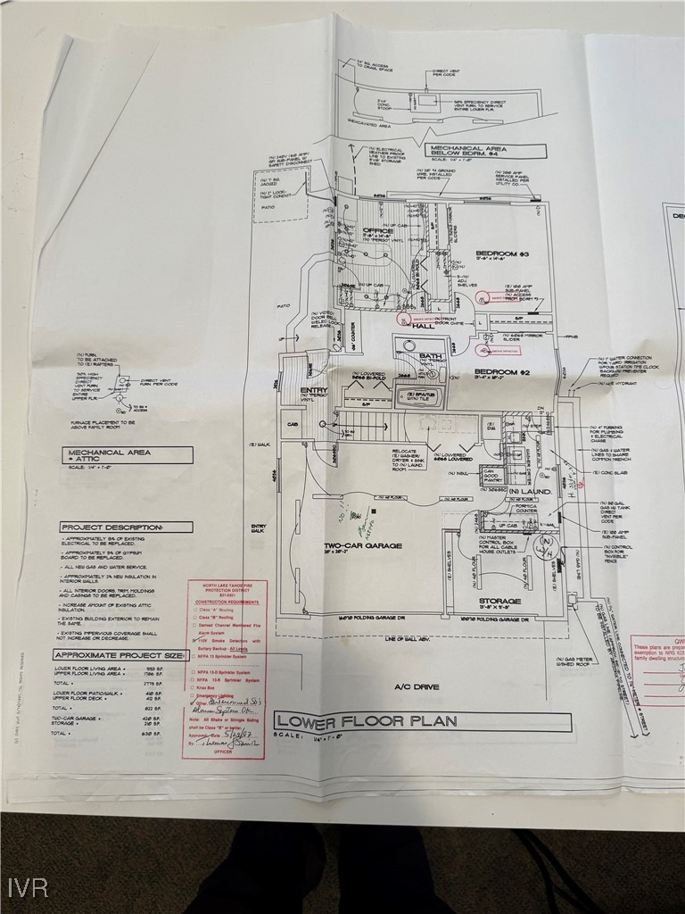 1575 Pine Cone Circle Incline Village, NV 89451 - Photo 36 of 37 Floor Plans Lower