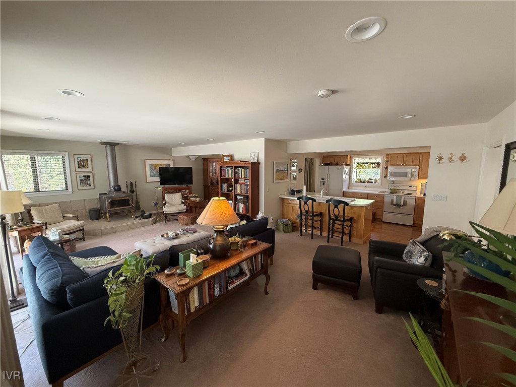 1575 Pine Cone Circle Incline Village, NV 89451 - Photo 9 of 37 Family Room & Wood Burning Stove