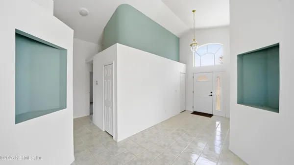 a view of a garage room