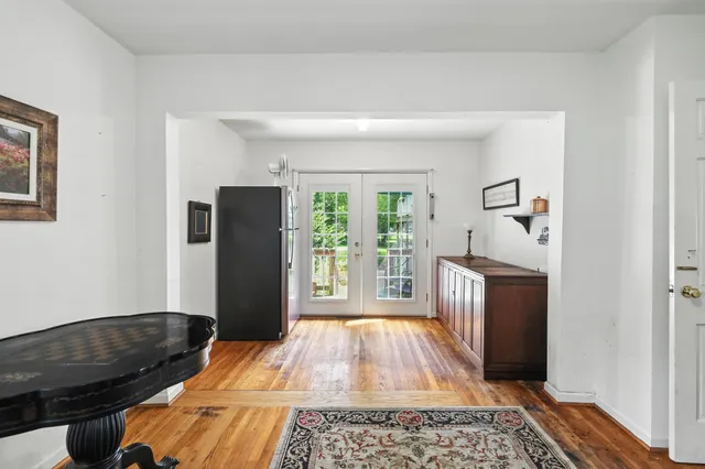 a bathroom with a sink and shower