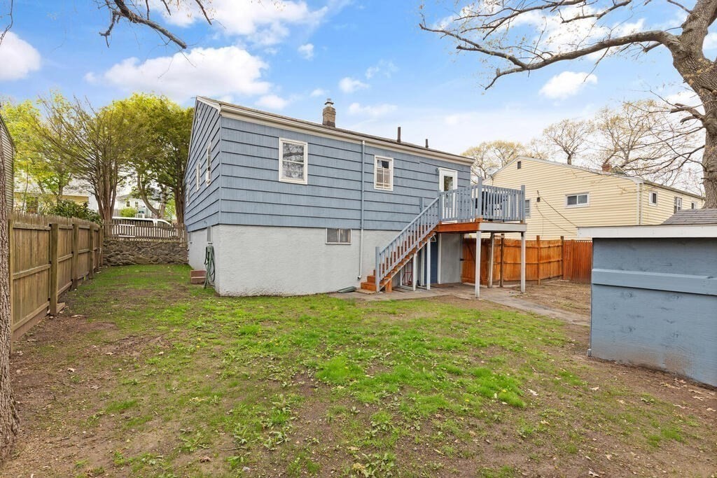 36 Violet Street Boston, MA 02126 - Photo 32 of 35 a view of a backyard of the house
