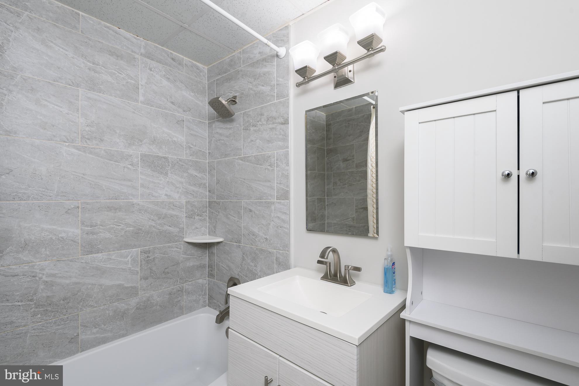 115 D Street Southeast, Unit 202 Washington, DC 20003 - Photo 17 of 17 Attractive full bath with tub-shower arrangment.