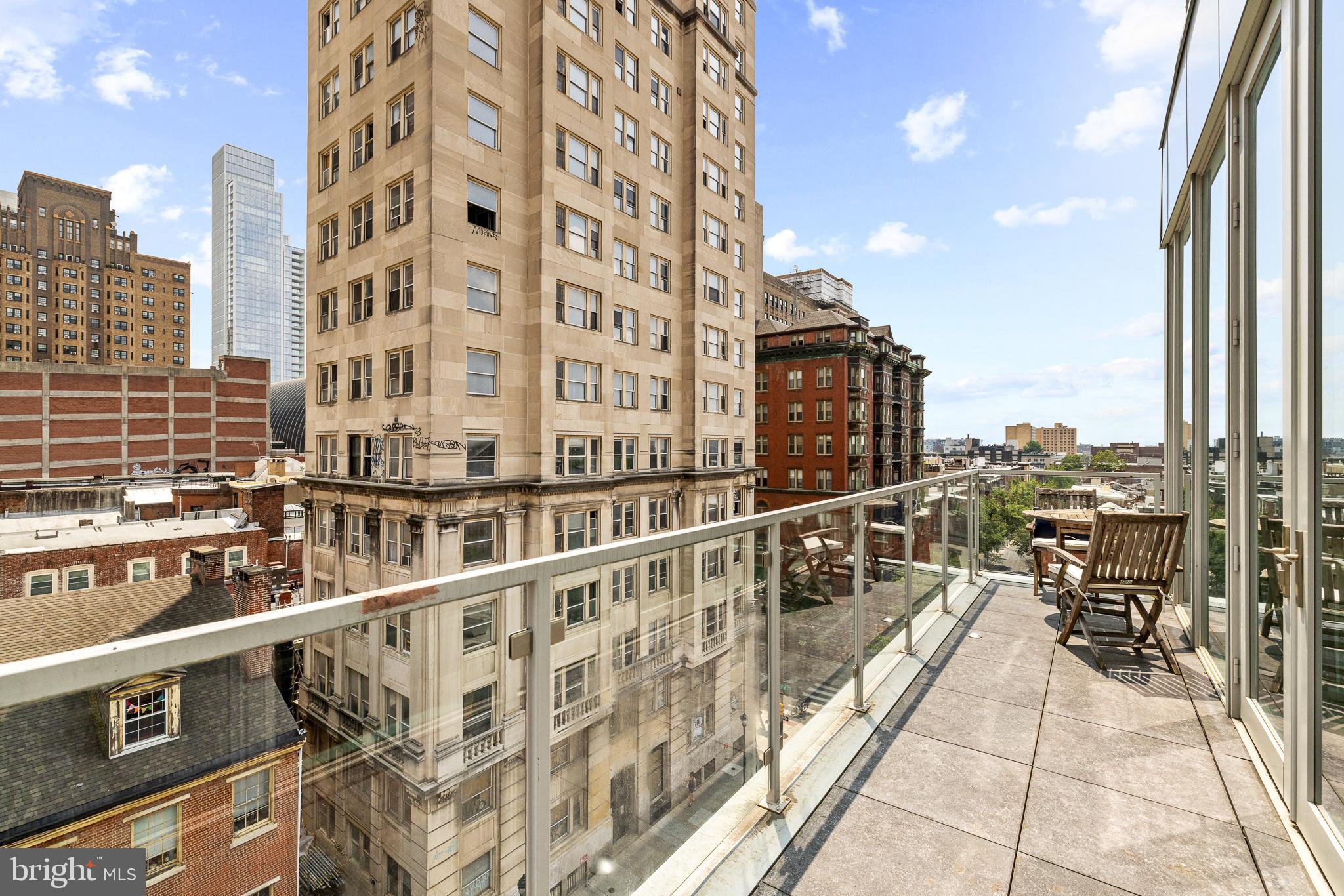 262 South 16th Street, Unit 7 Philadelphia, PA 19102 - Photo 26 of 36 a view of balcony with city view
