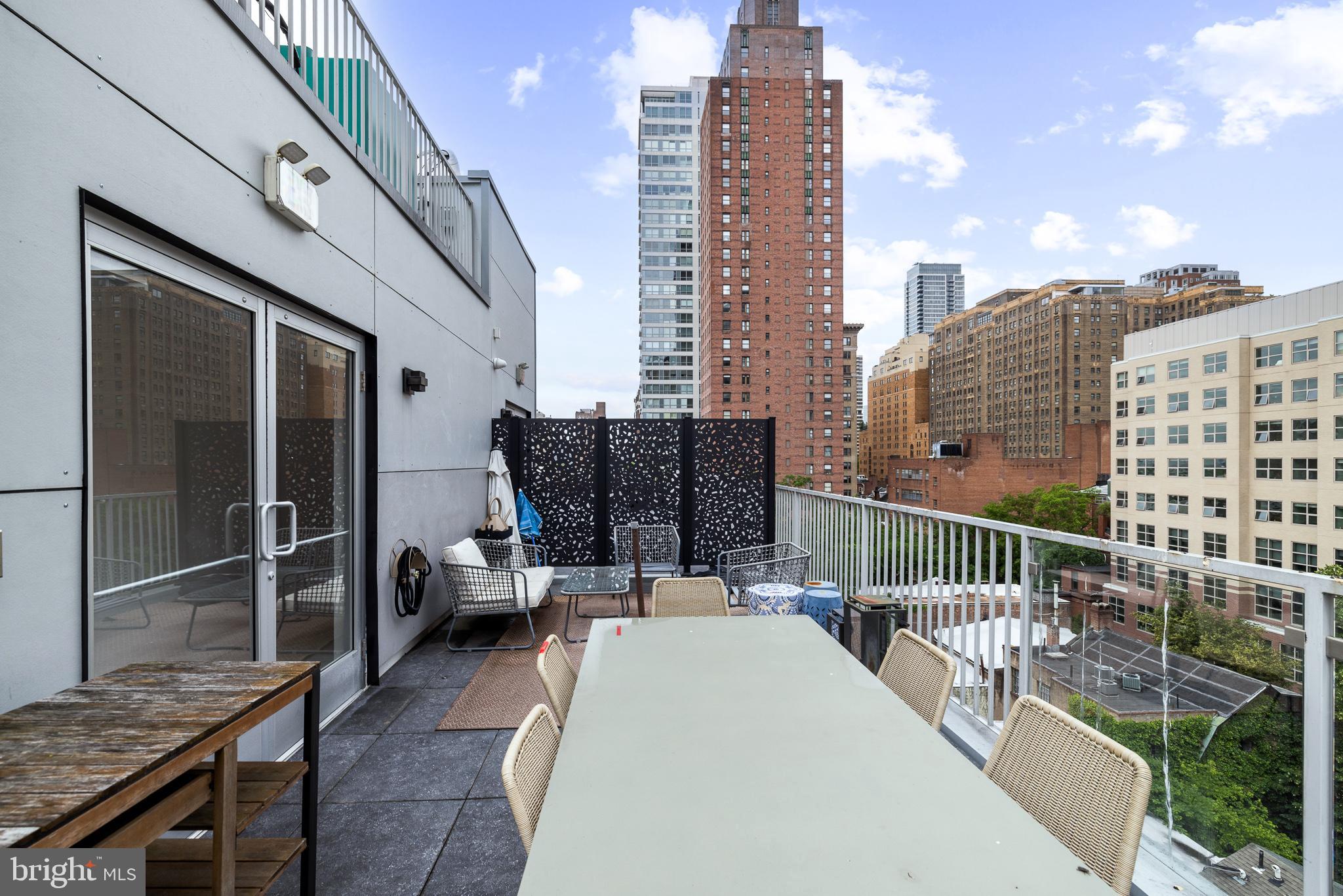 262 South 16th Street, Unit 7 Philadelphia, PA 19102 - Photo 32 of 36 a view of balcony with couch