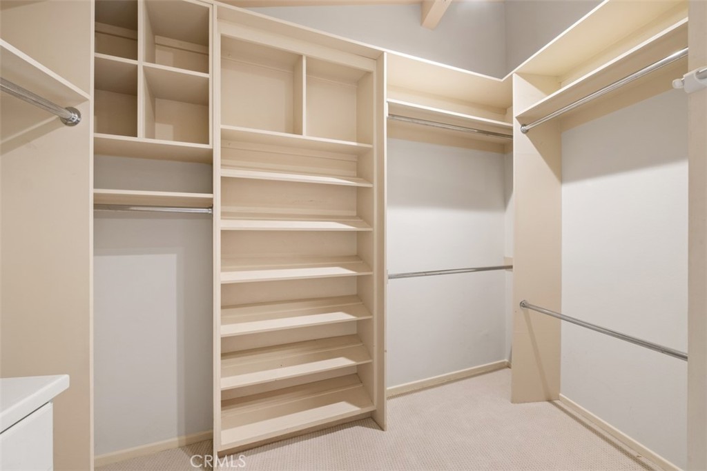 1201 Emerald Bay Laguna Beach, CA 92651 - Photo 35 of 47 a view of walk in closet with empty racks