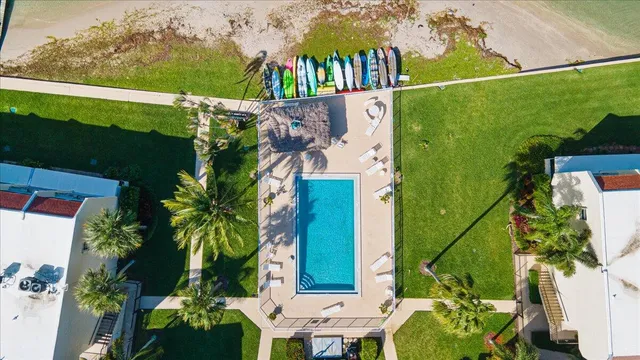a view of a house with a swimming pool