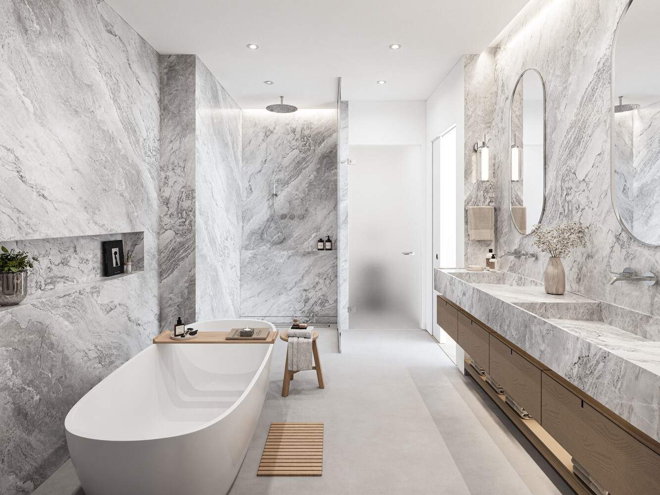 51 South 1st Street, Unit 5 Brooklyn, NY 11249 - Photo 4 of 10 a bathroom with a bathtub and a sink