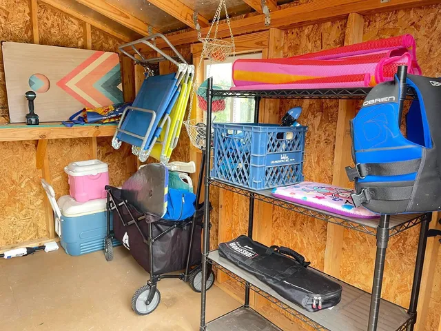a view of an outdoor sitting area