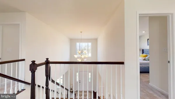 a view of an entryway with a window