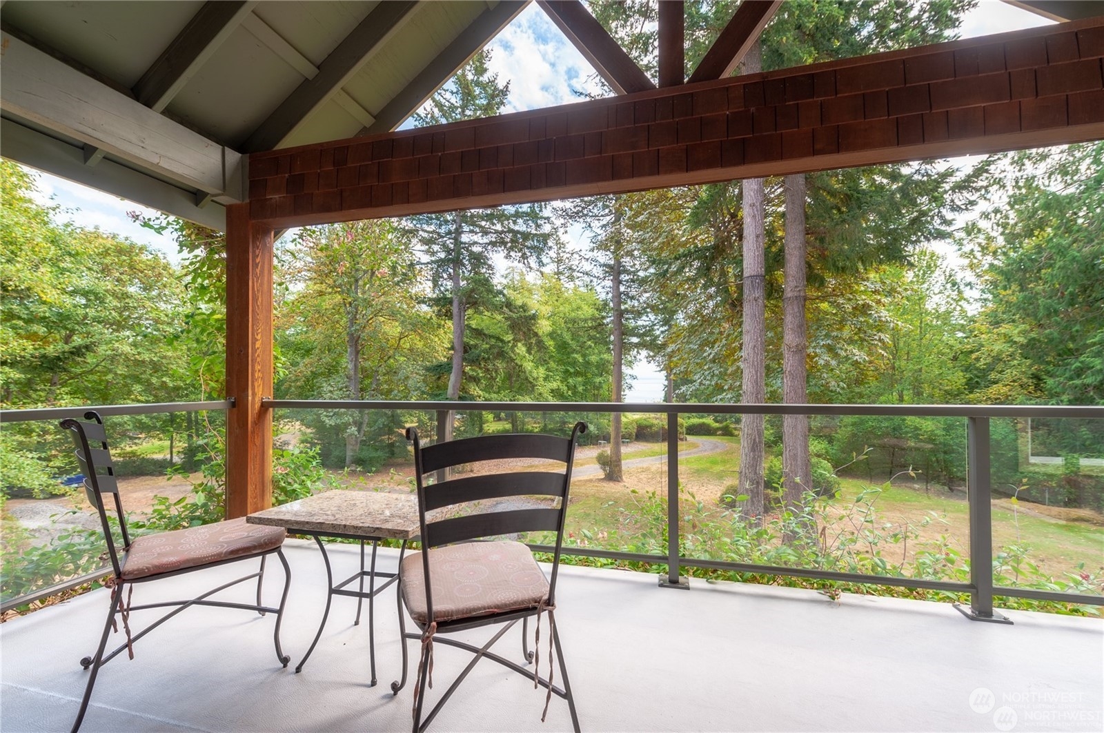2170 Hilltop Road Lummi Island, WA 98262 - Photo 26 of 31 a view of a two chairs in the balcony