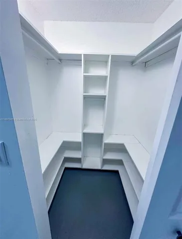 a view of walk in closet
