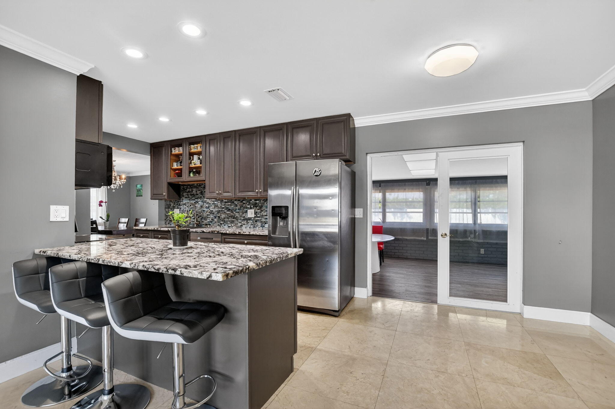 257 Southwest 5th Street Boca Raton, FL 33432 - Photo 11 of 61 Remodeled Kitchen & Breakfast Area