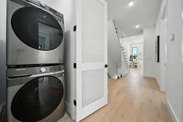 a view of balcony with furniture