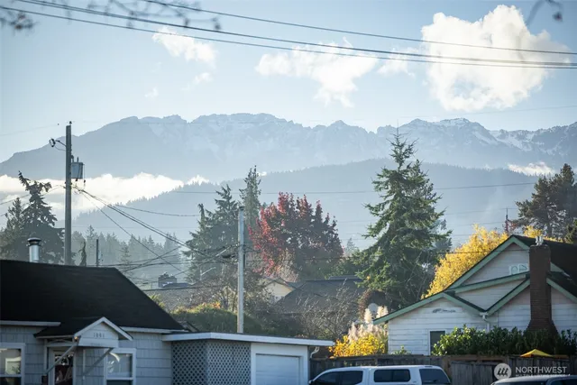 a view of a city from a balcony