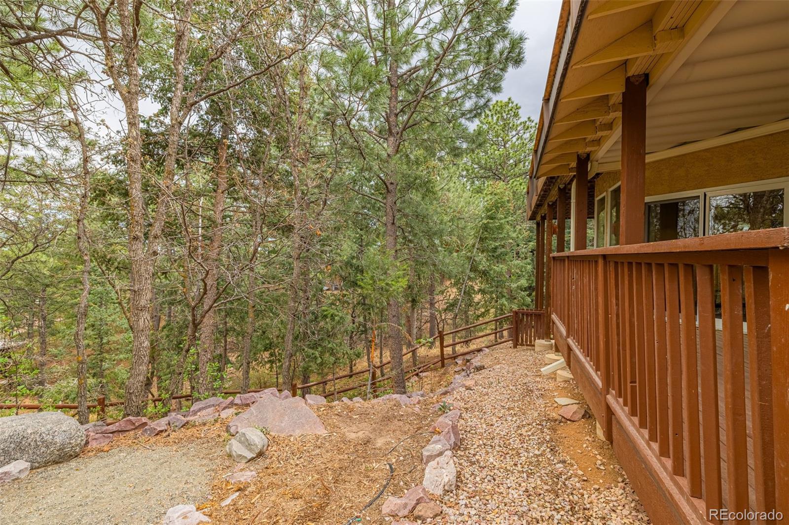 25 Leaming Road Colorado Springs, CO 80906 - Photo 39 of 48 a view of a pathway of a house with wooden fence