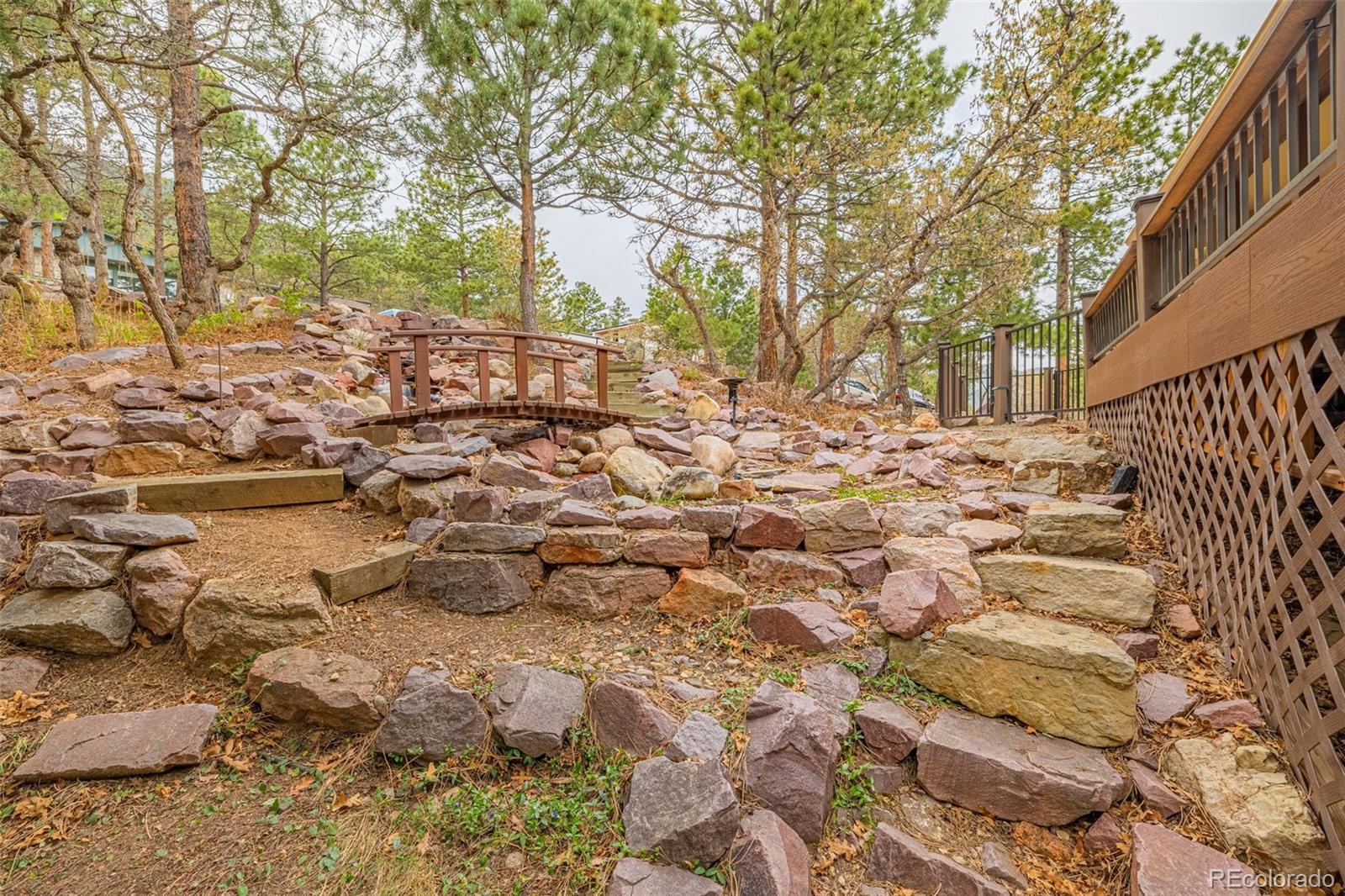 25 Leaming Road Colorado Springs, CO 80906 - Photo 4 of 48 a view of a yard with a trees