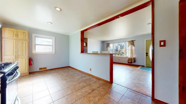 a view of an empty room