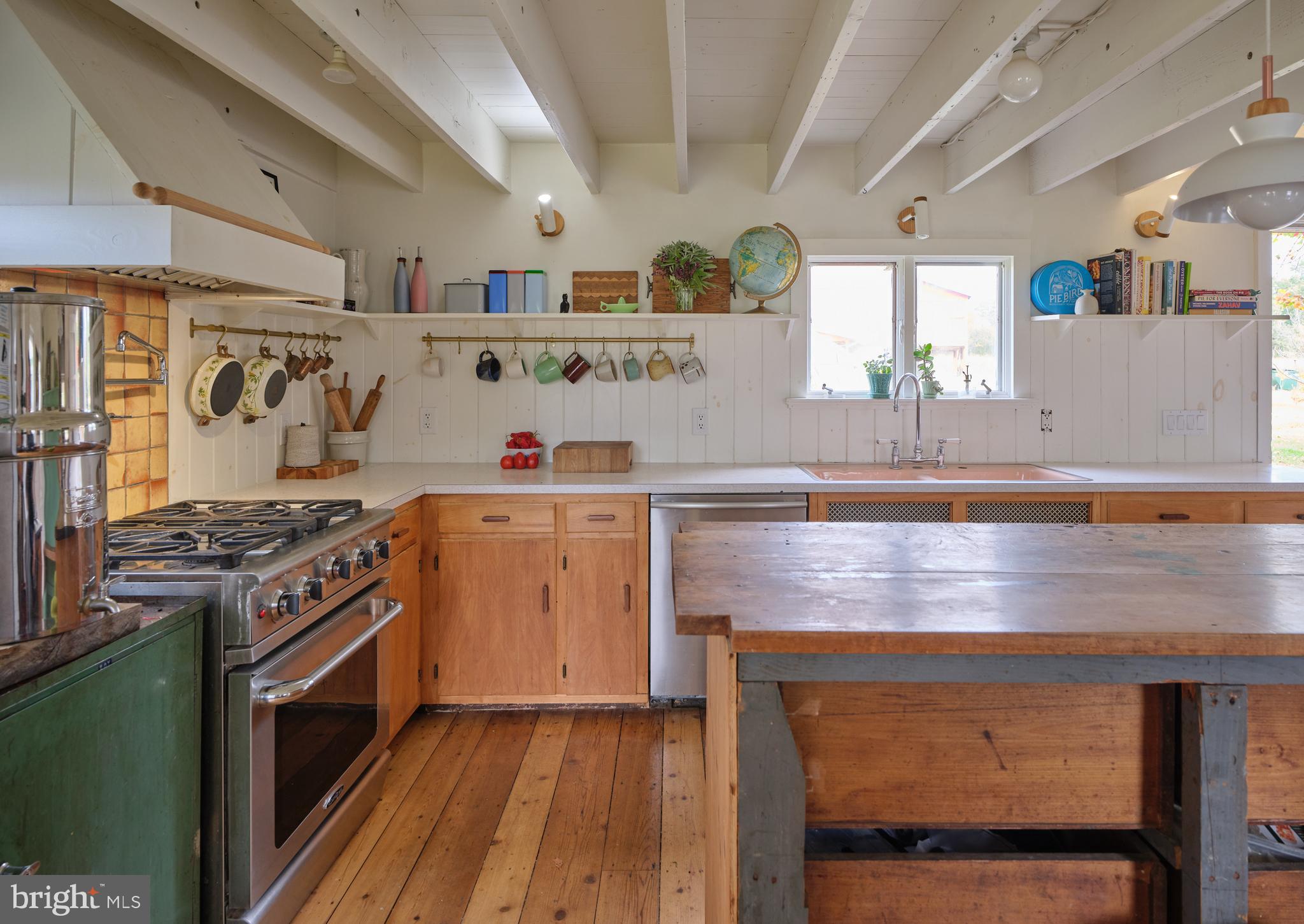 641 Cafferty Road Ottsville, PA 18942 - Photo 28 of 45 a kitchen with a stove and a sink