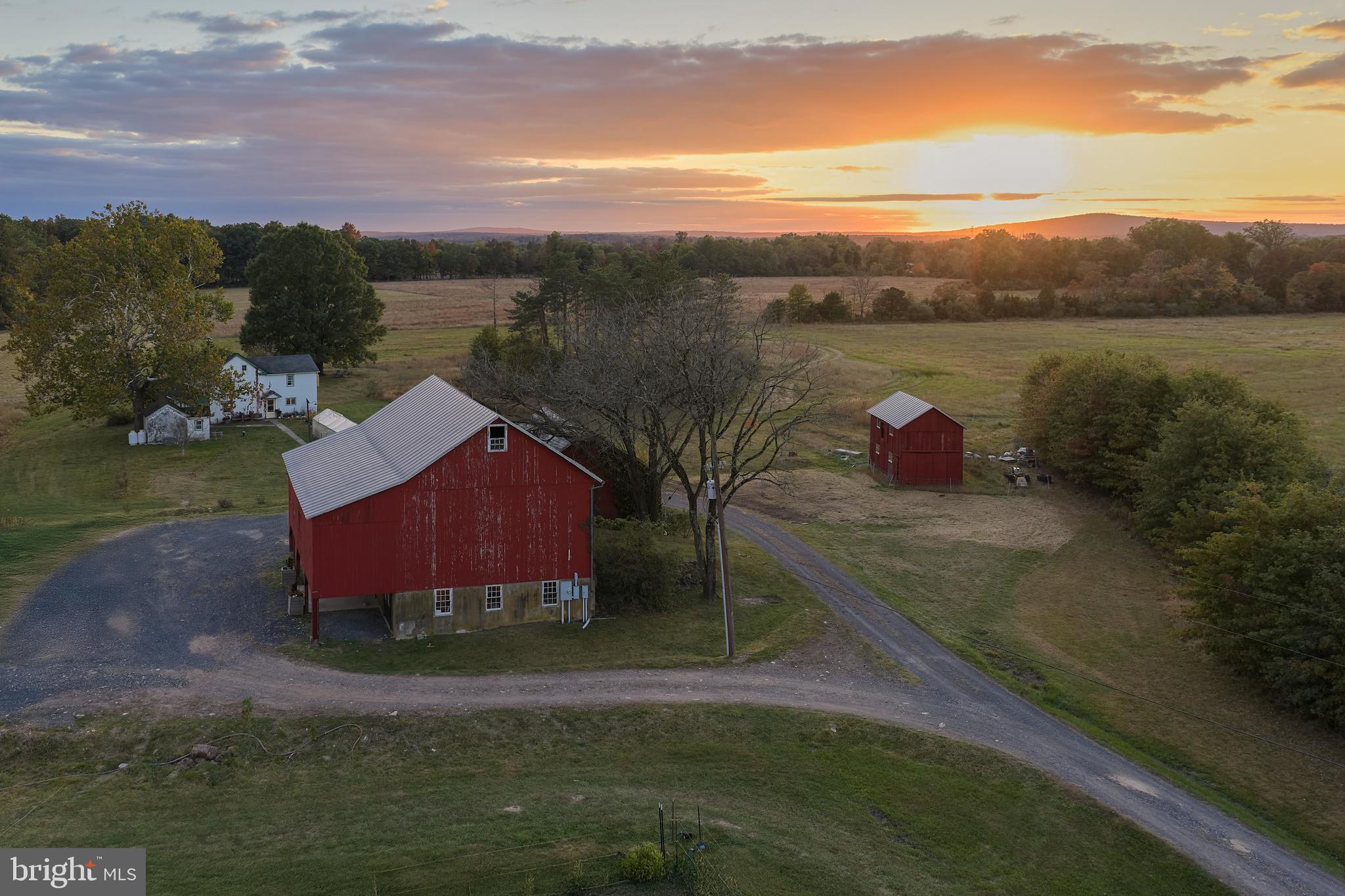 641 Cafferty Road Ottsville, PA 18942 - Photo 5 of 45 a view of a town with mountains in the background