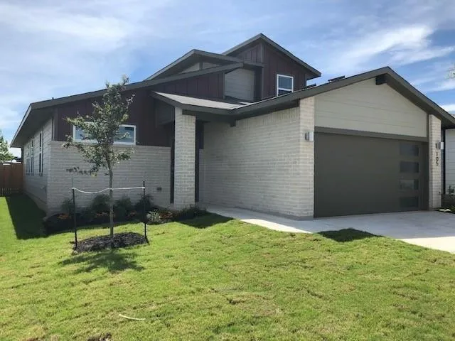 a backyard of a house
