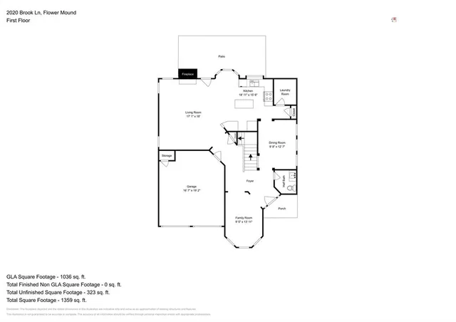 $2,875 | 2020 Brook Lane, Flower Mound, TX 75028