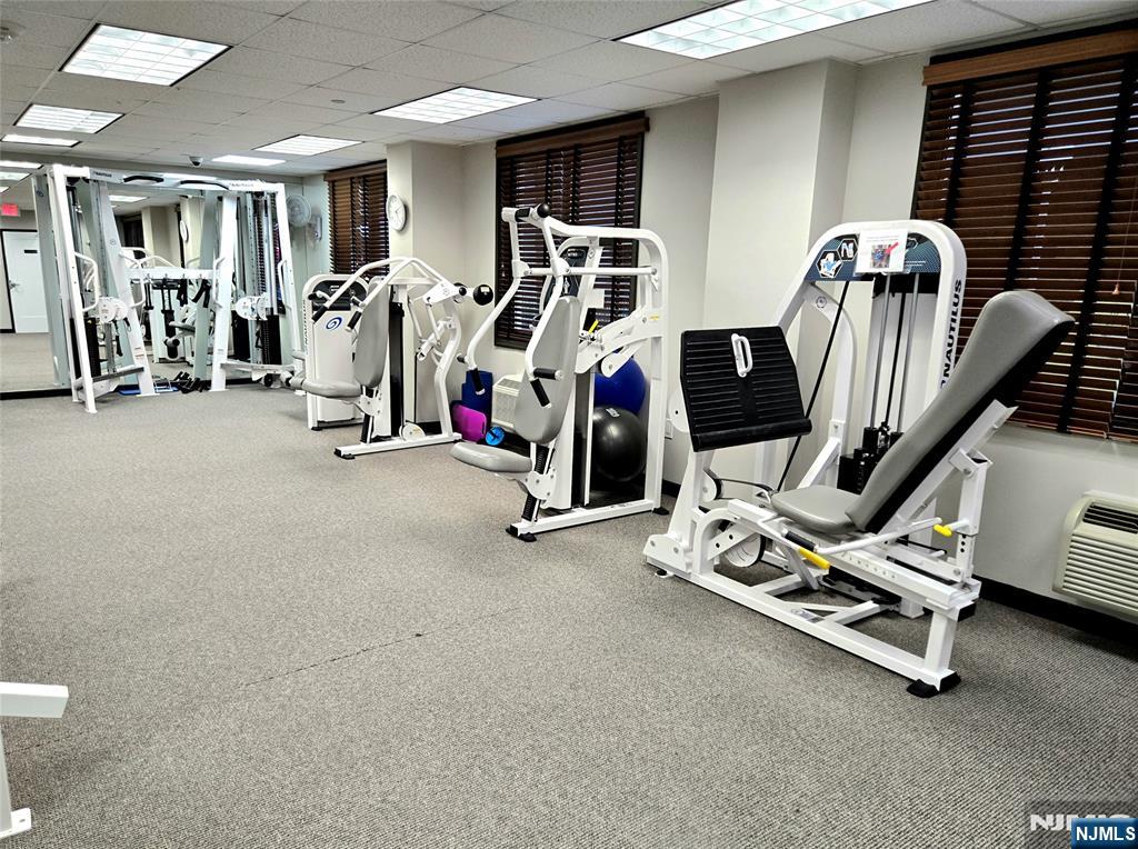 316 Prospect Avenue, Unit 8D Hackensack, NJ 07601 - Photo 14 of 17 a view of a room with gym equipment