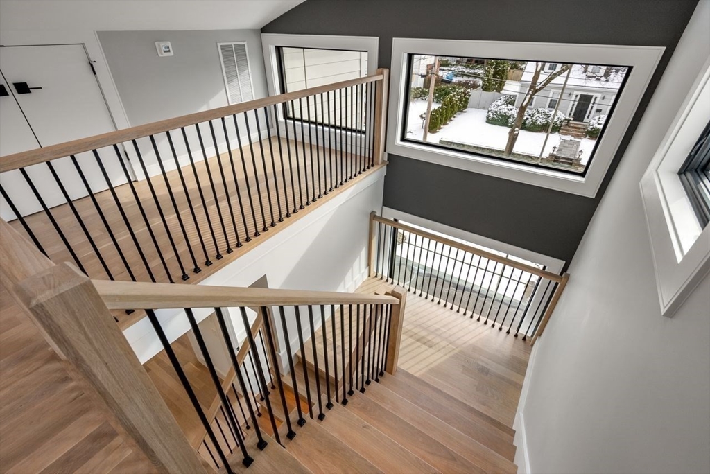 9 Whittlesey Road Newton, MA 02459 - Photo 22 of 33 a view of staircase with rug floor