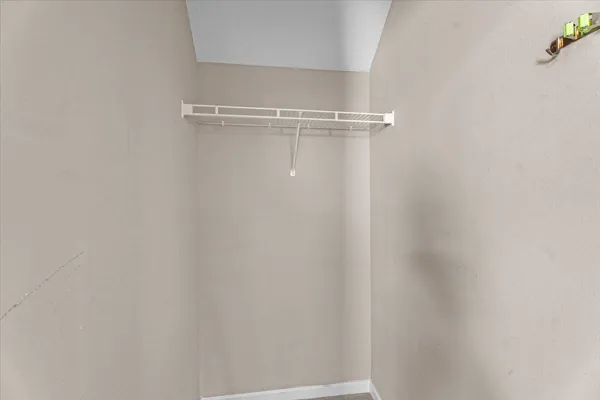 a close up view of racks on the wall