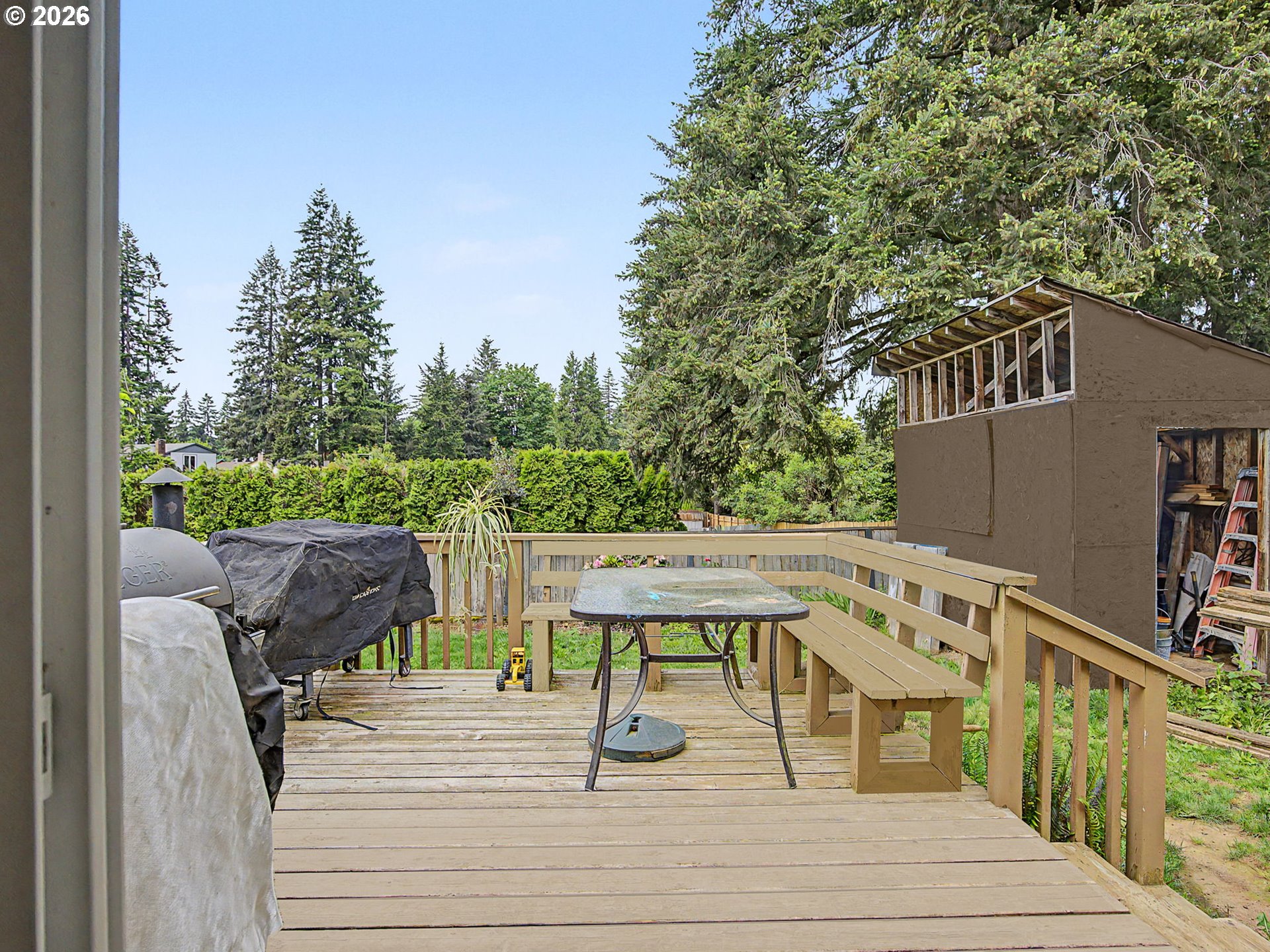 18015 Davis Street Sandy, OR 97055 - Photo 36 of 40 a view of a house with backyard and sitting area