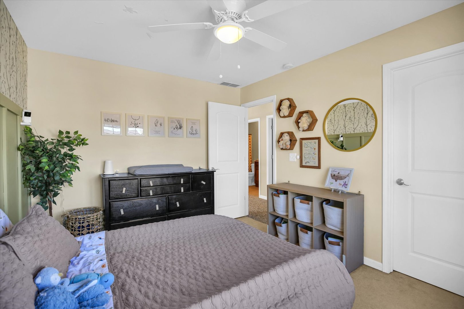 1315 West Ridge Lane Champaign, IL 61822 - Photo 75 of 102 a bedroom with a bed dresser and a large window