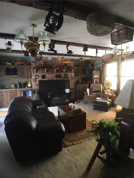 152 McKean Road Freeport, PA 16229 - Photo 22 of 23 See rustic built-ins on either side of fireplace