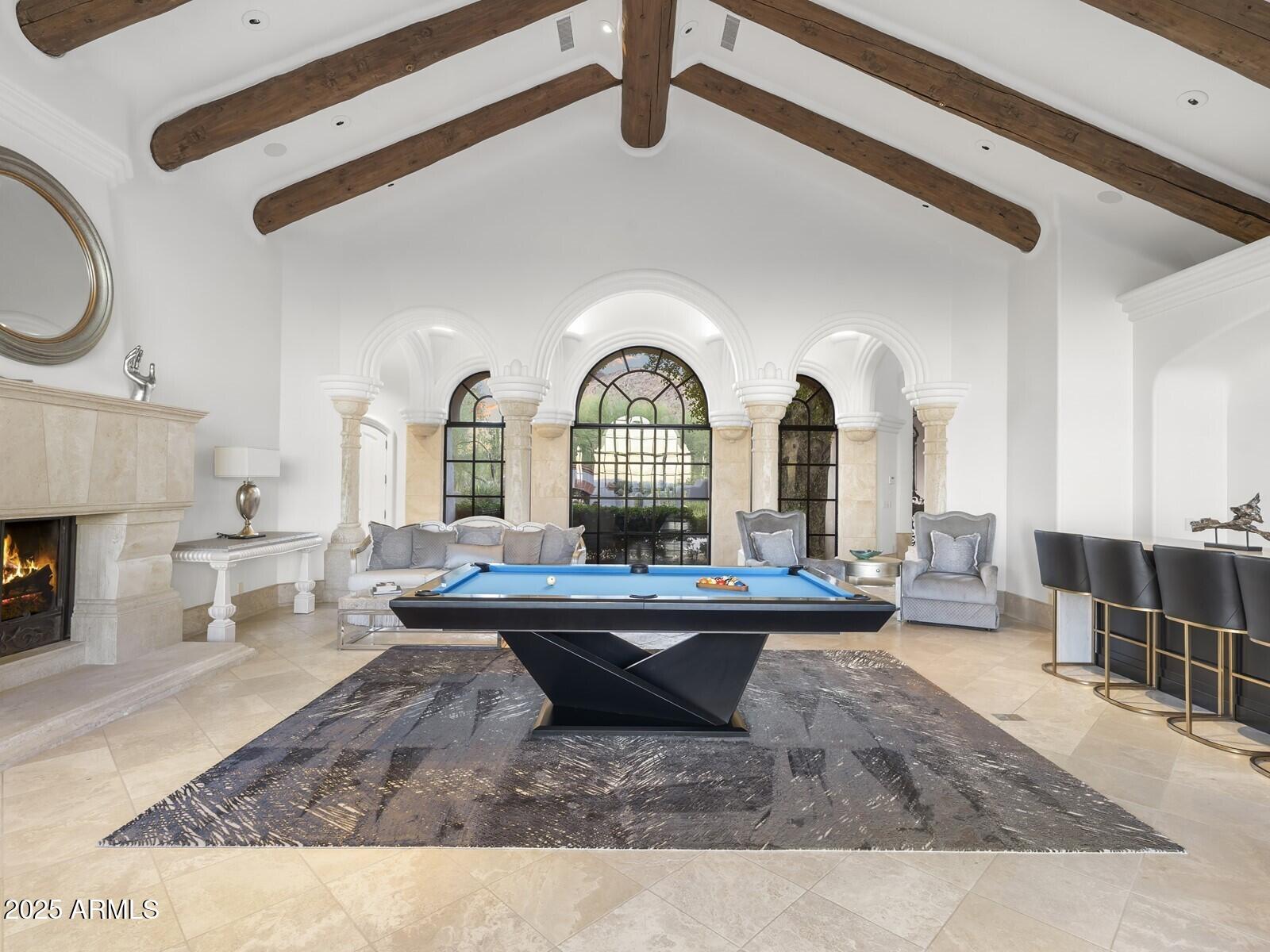 9422 East Happy Valley Road Scottsdale, AZ 85255 - Photo 15 of 78 Wood Beams & Arched Windows