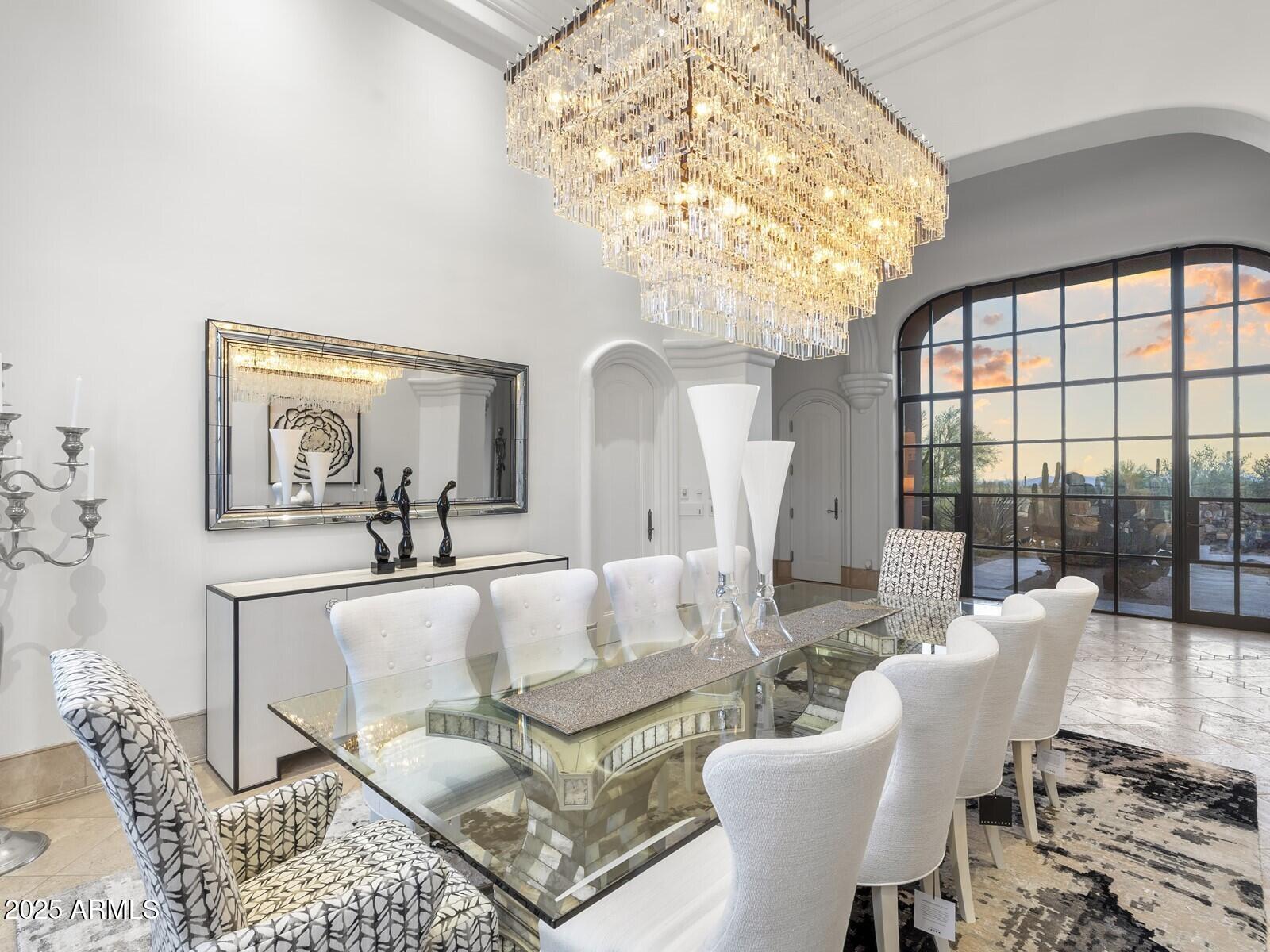 9422 East Happy Valley Road Scottsdale, AZ 85255 - Photo 18 of 78 Crystal Chandelier & Designer Finishes