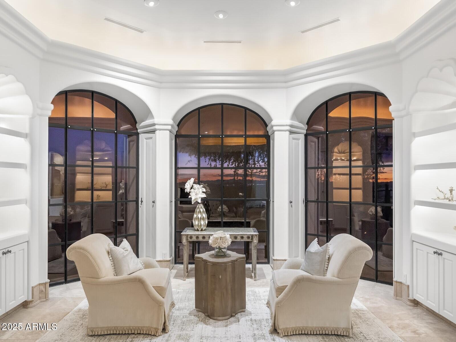 9422 East Happy Valley Road Scottsdale, AZ 85255 - Photo 29 of 78 Arched Windows & Mountain Views