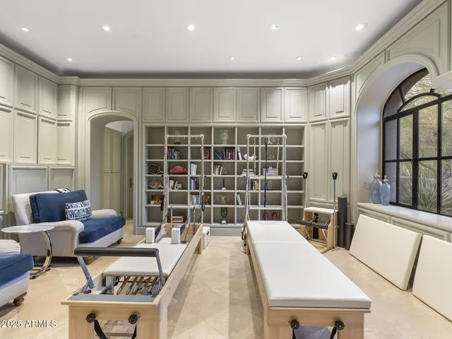 a view of a lake with a mountain in the background