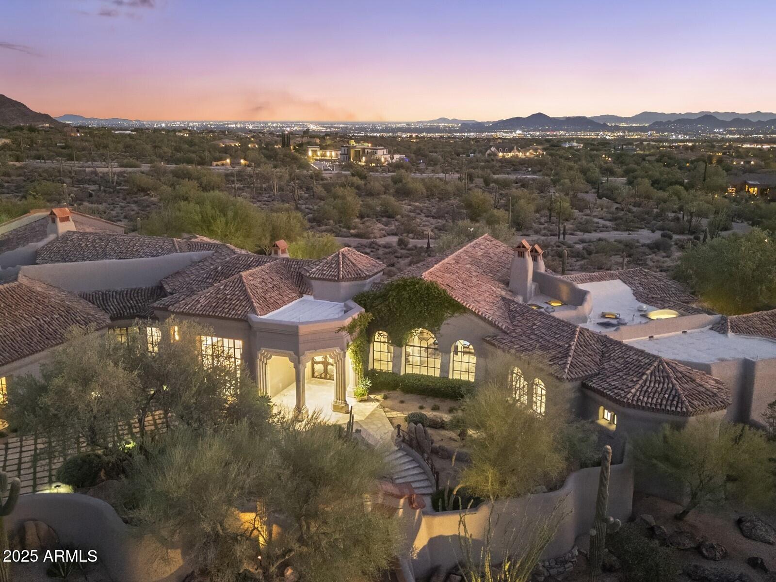9422 East Happy Valley Road Scottsdale, AZ 85255 - Photo 75 of 78 City Light & Sunset Views