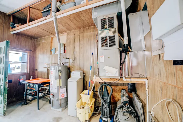 a room with musical instruments