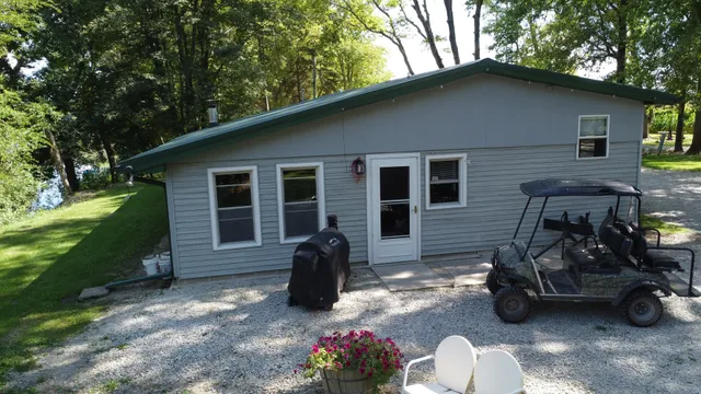 a view of a house with a patio