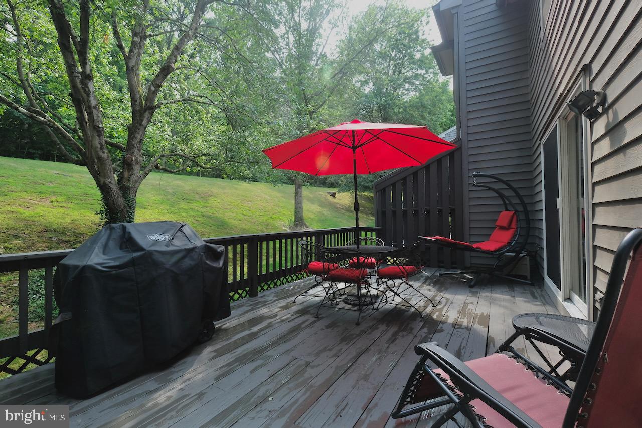 37 A Melrose Road, Unit A Princeton, NJ 08540 - Photo 7 of 25 Rear deck backing to woods