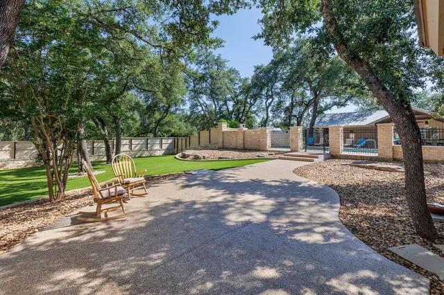 a house view with a sitting space