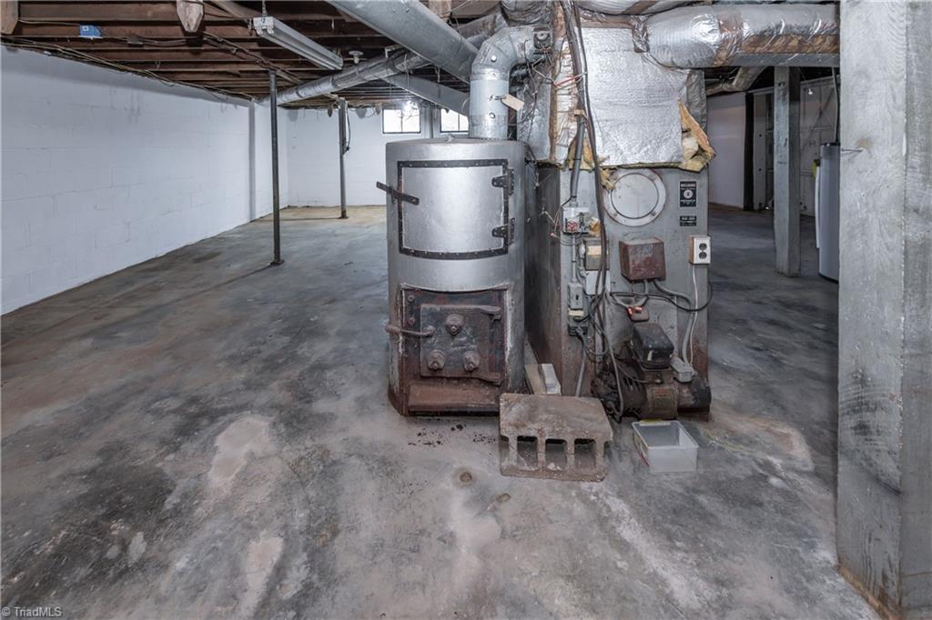 1854 Hoover Road Lexington, NC 27295 - Photo 28 of 38 Oil Furnace and Wood Burning Stove