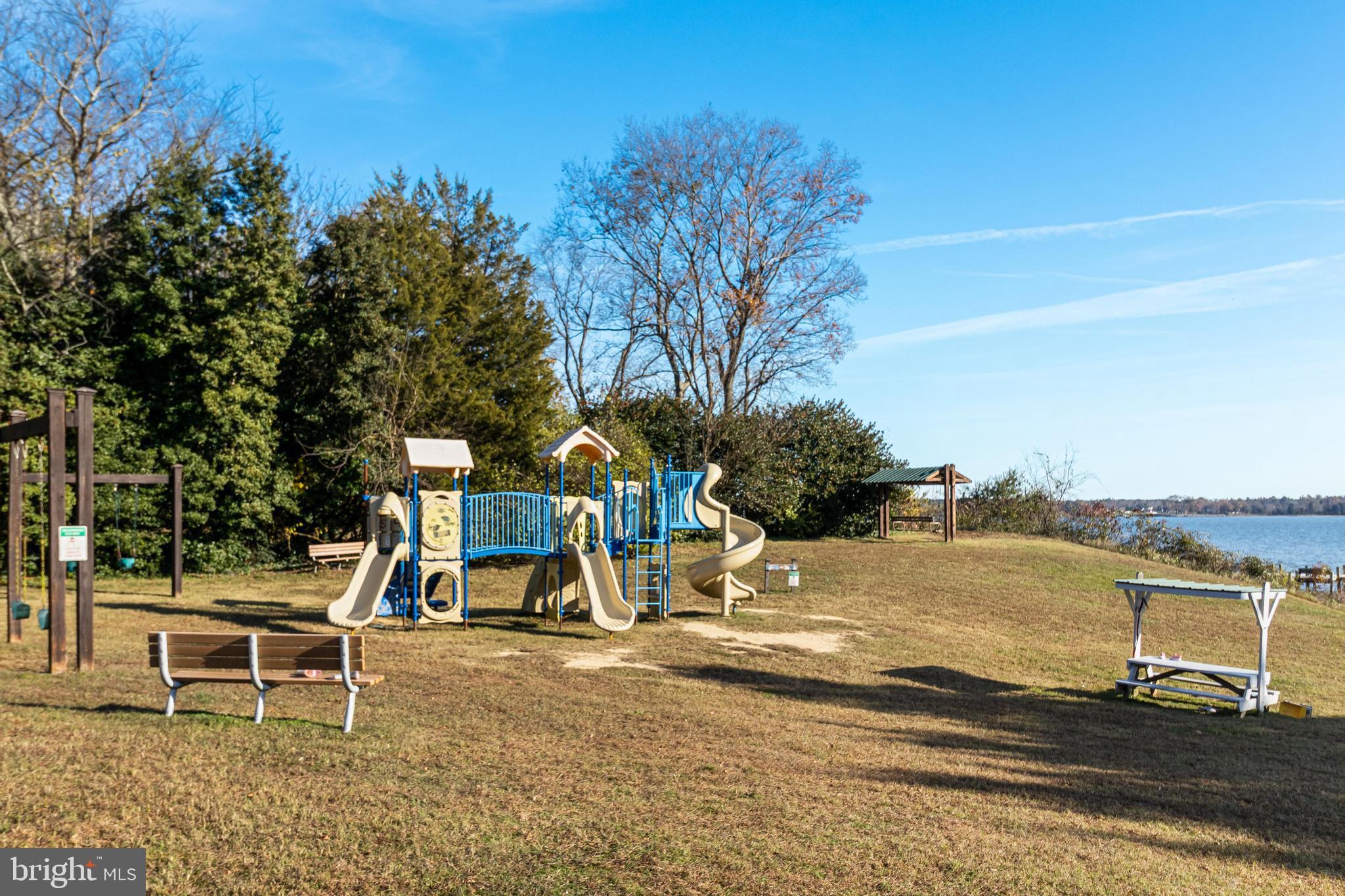 40905 Spring House Lane Leonardtown, MD 20650 - Photo 38 of 50 a chair and table sitting in the ocean