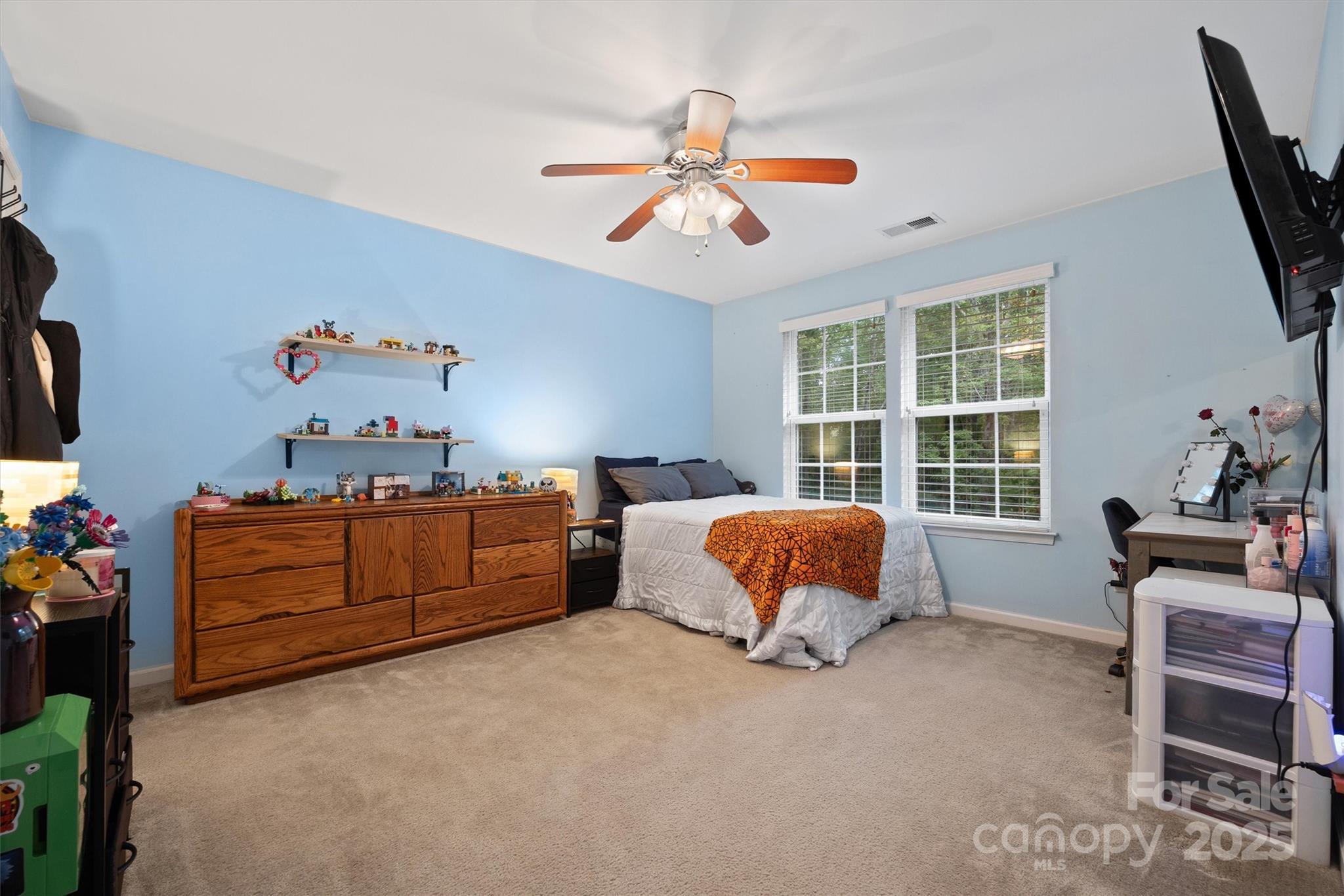 4237 Little Fork Cove Road Denver, NC 28037 - Photo 24 of 38 a bedroom with a bed and a window