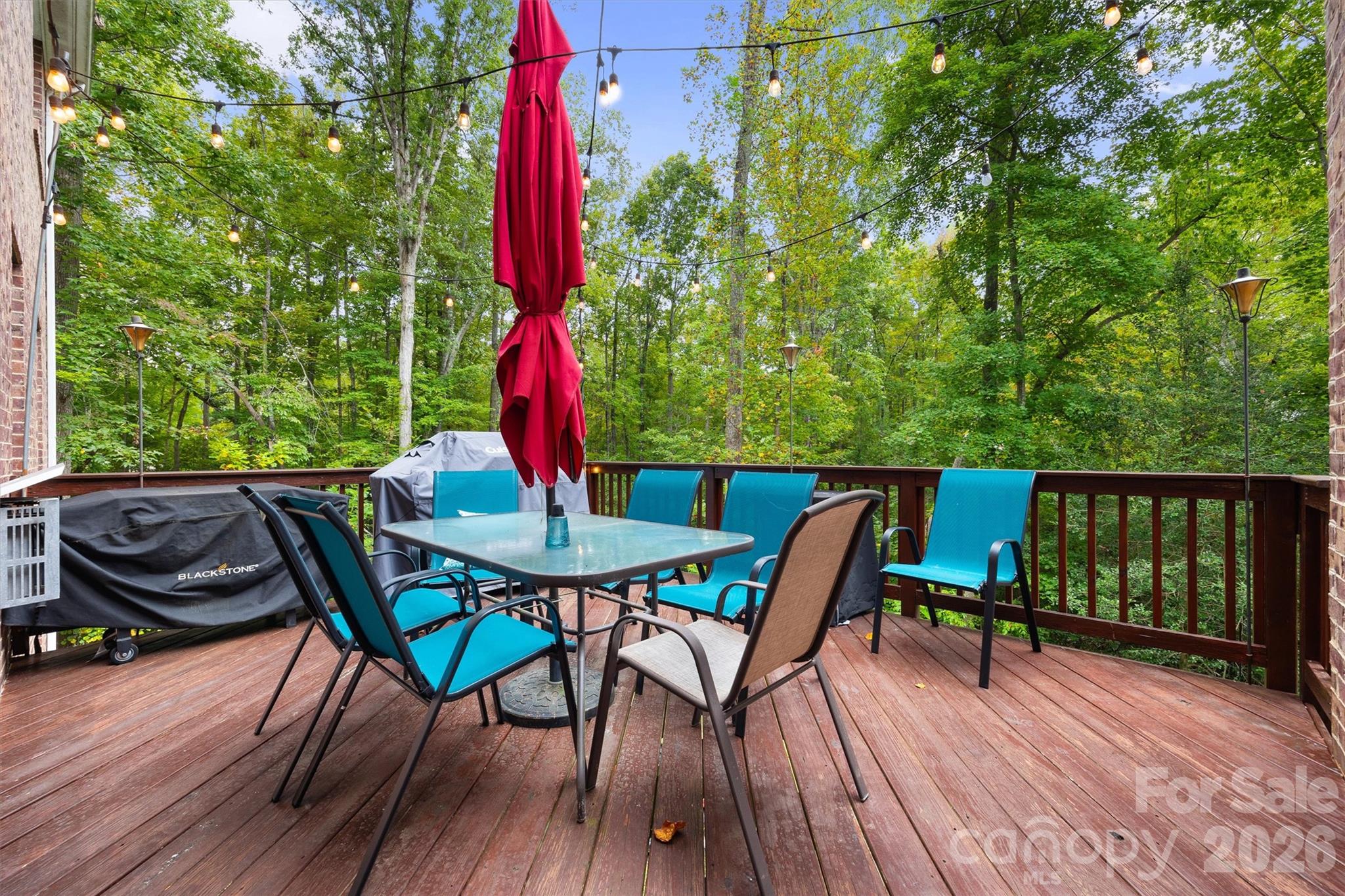 4237 Little Fork Cove Road Denver, NC 28037 - Photo 29 of 40 a view of a chairs and table on the deck