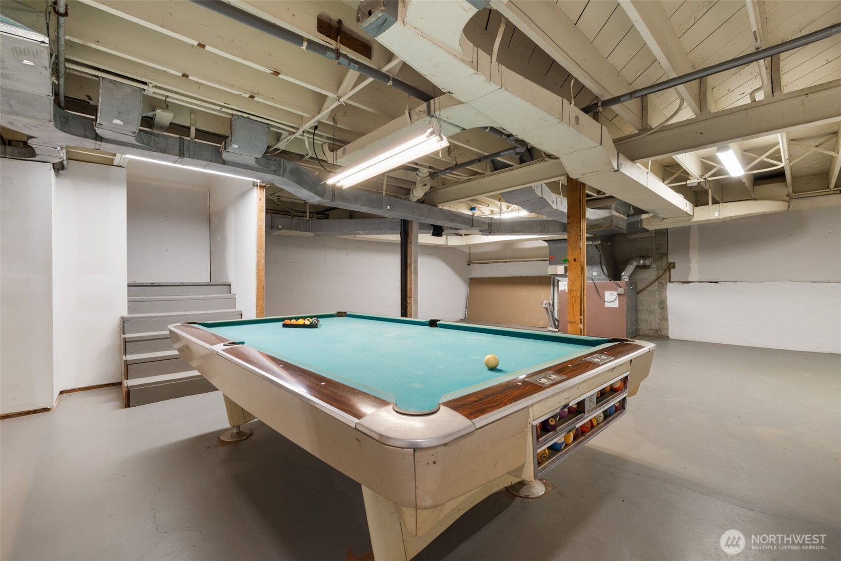 9520 Dishman Road Northwest Bremerton, WA 98312 - Photo 31 of 38 a room with pool table and windows