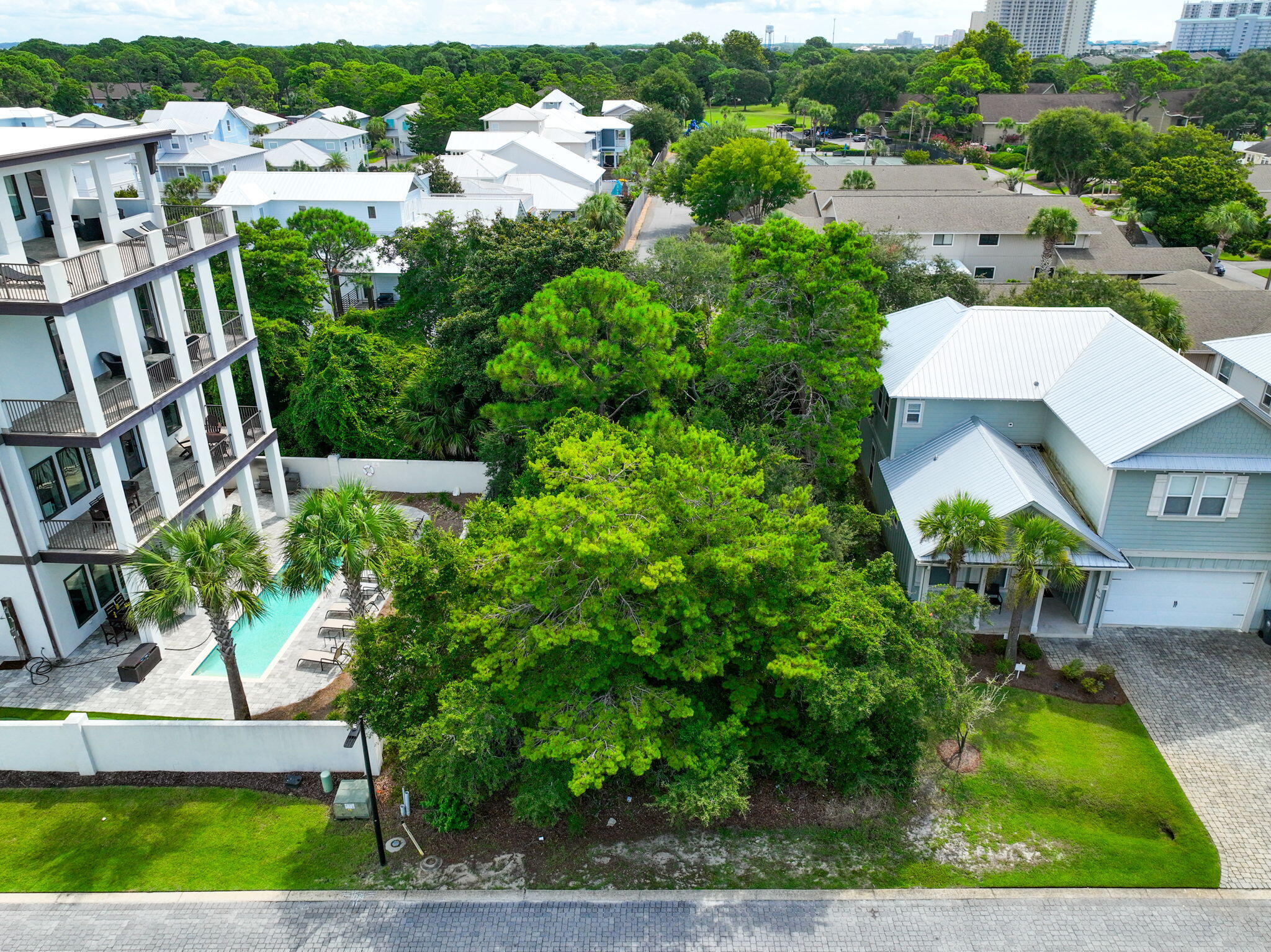 Lot H10 Miami Street Miramar Beach, FL 32550 - Photo 5 of 13 an aerial view of multiple houses with yard