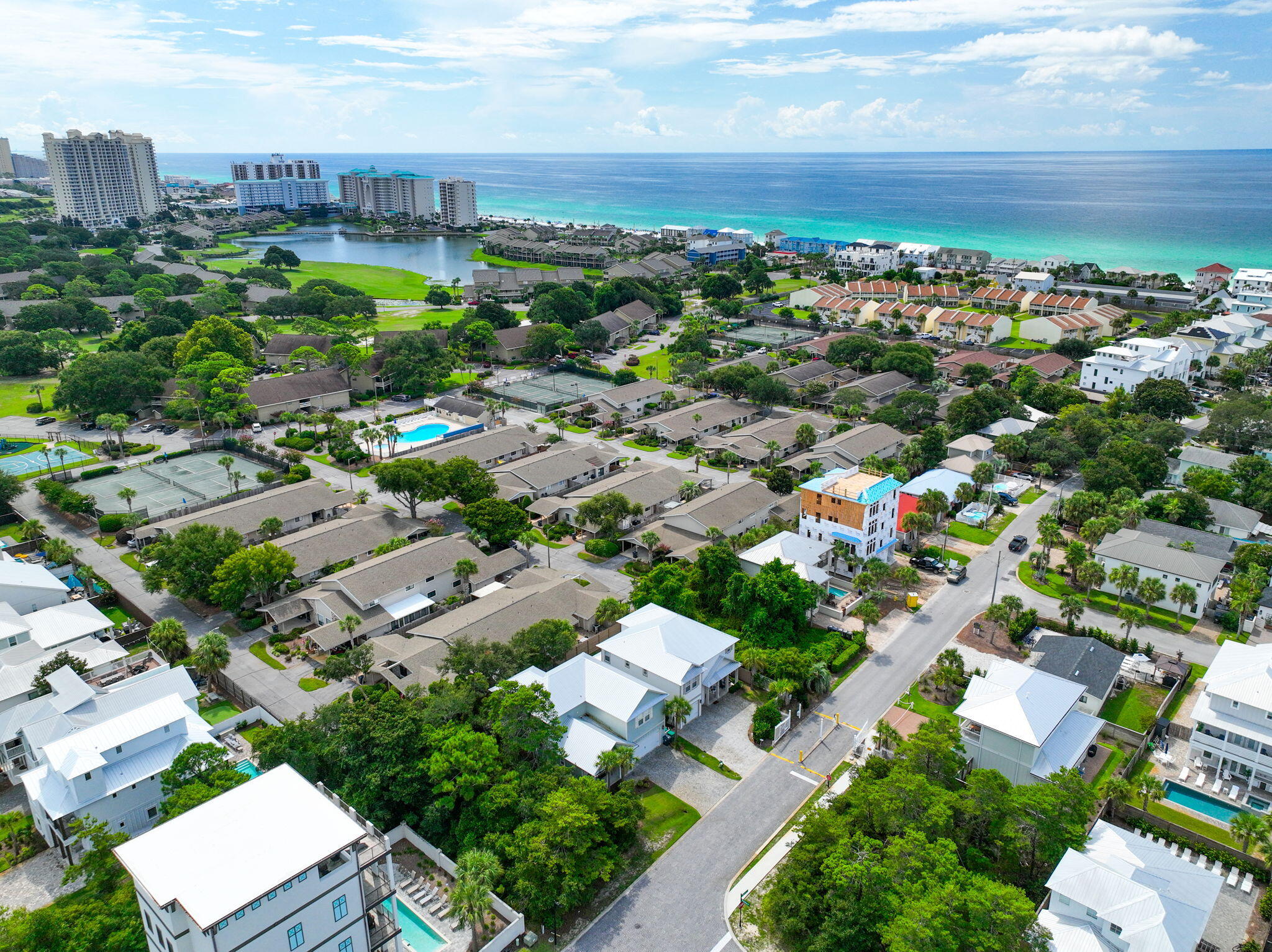 Lot H10 Miami Street Miramar Beach, FL 32550 - Photo 7 of 13 an aerial view of residential houses with city view