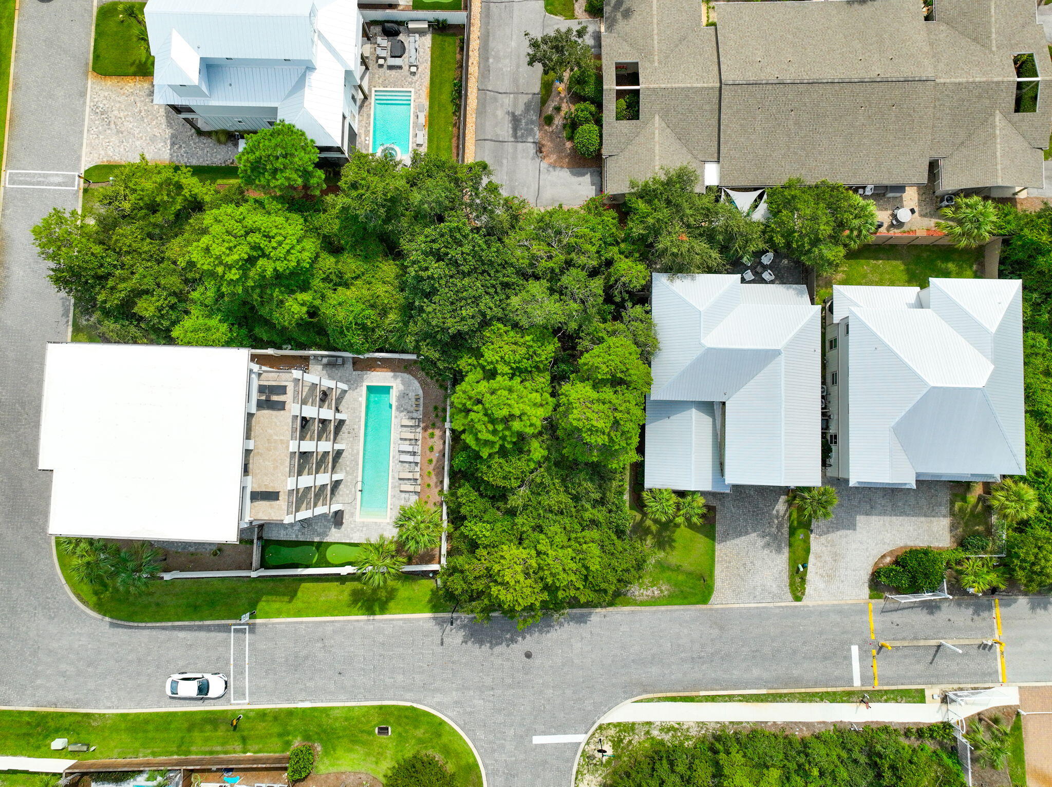 Lot H10 Miami Street Miramar Beach, FL 32550 - Photo 8 of 13 an aerial view of a house with a garden and plants
