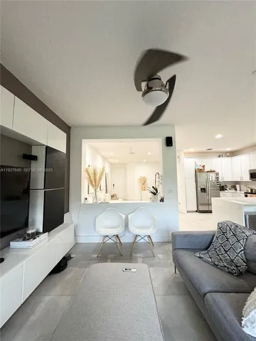 a bedroom with furniture and a bed